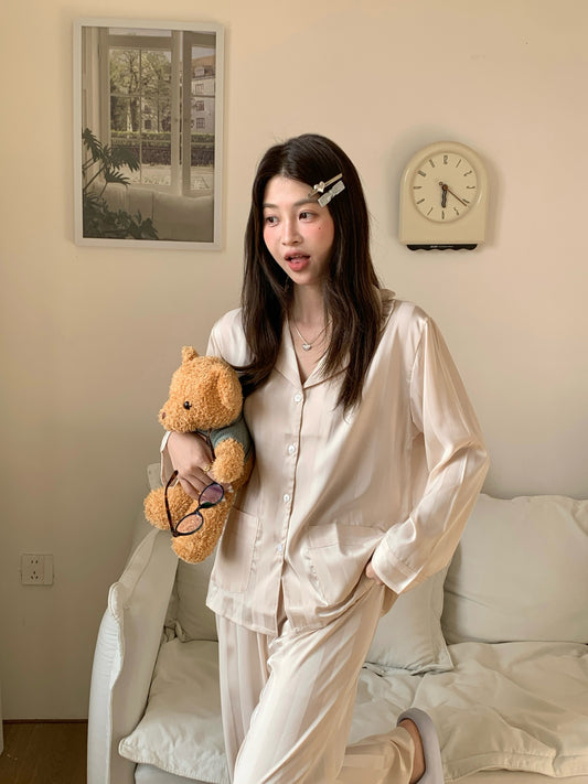 Molly Collection : Long Sleeve with Long Pants (Almond)