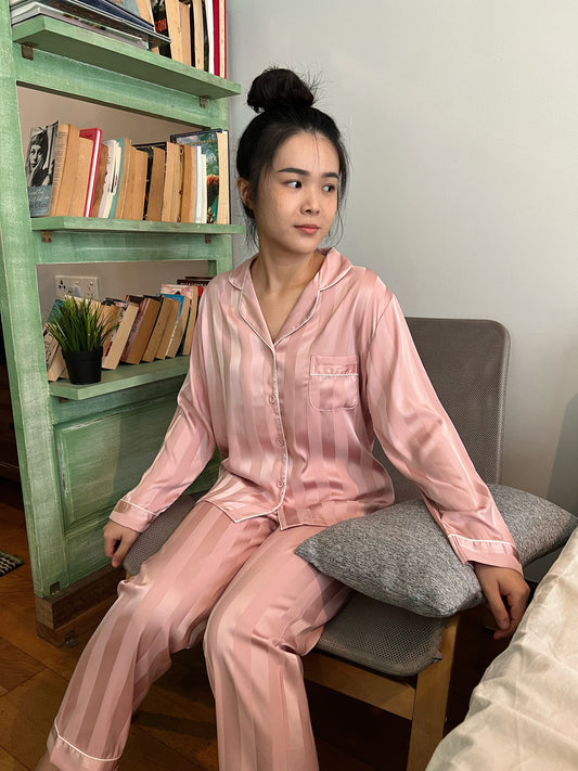 Cozy Collection : Long sleeve + long pants (Rose Pink)