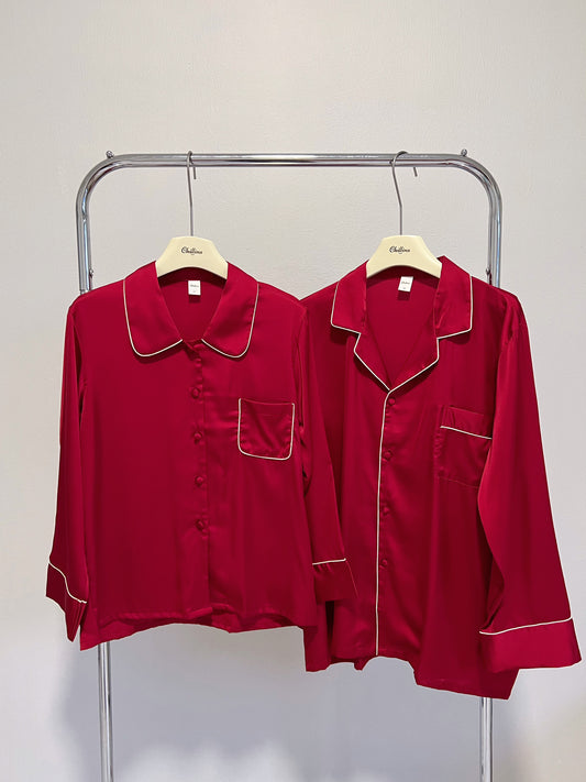 Love Story Collection : Long sleeve + long pants (Red)