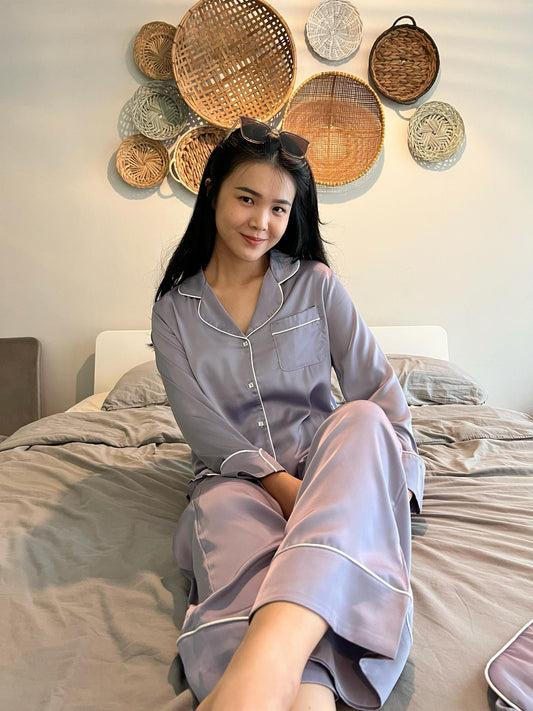 Blaire Collection : Long sleeve + long pants (Lavender)