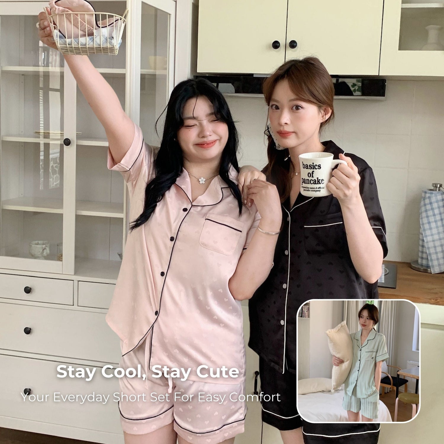 Women - Short Sleeve Short Pants