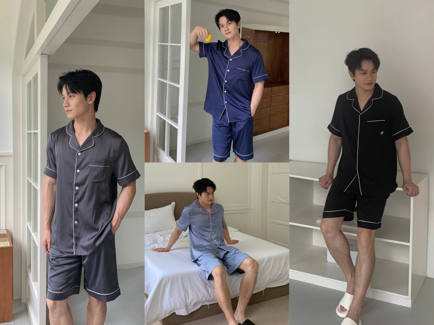 Men - Short Sleeve Short Pants