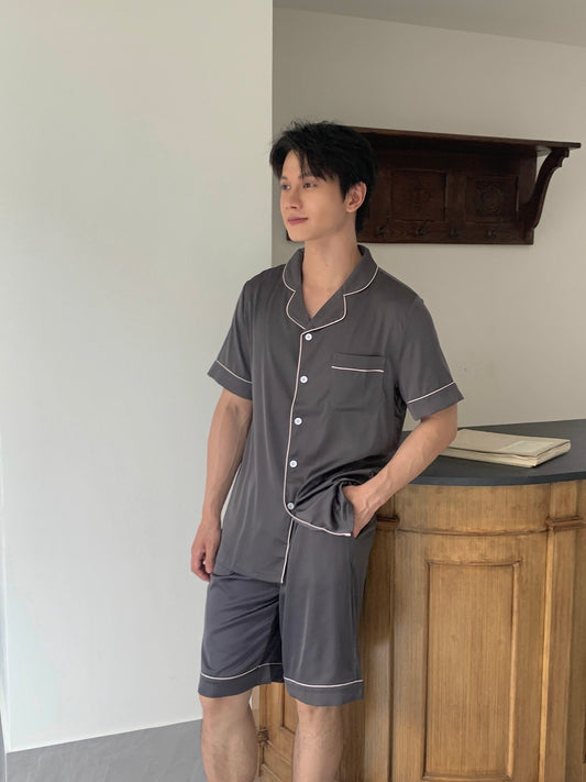 Eddie系列：短袖+短褲（海軍藍）