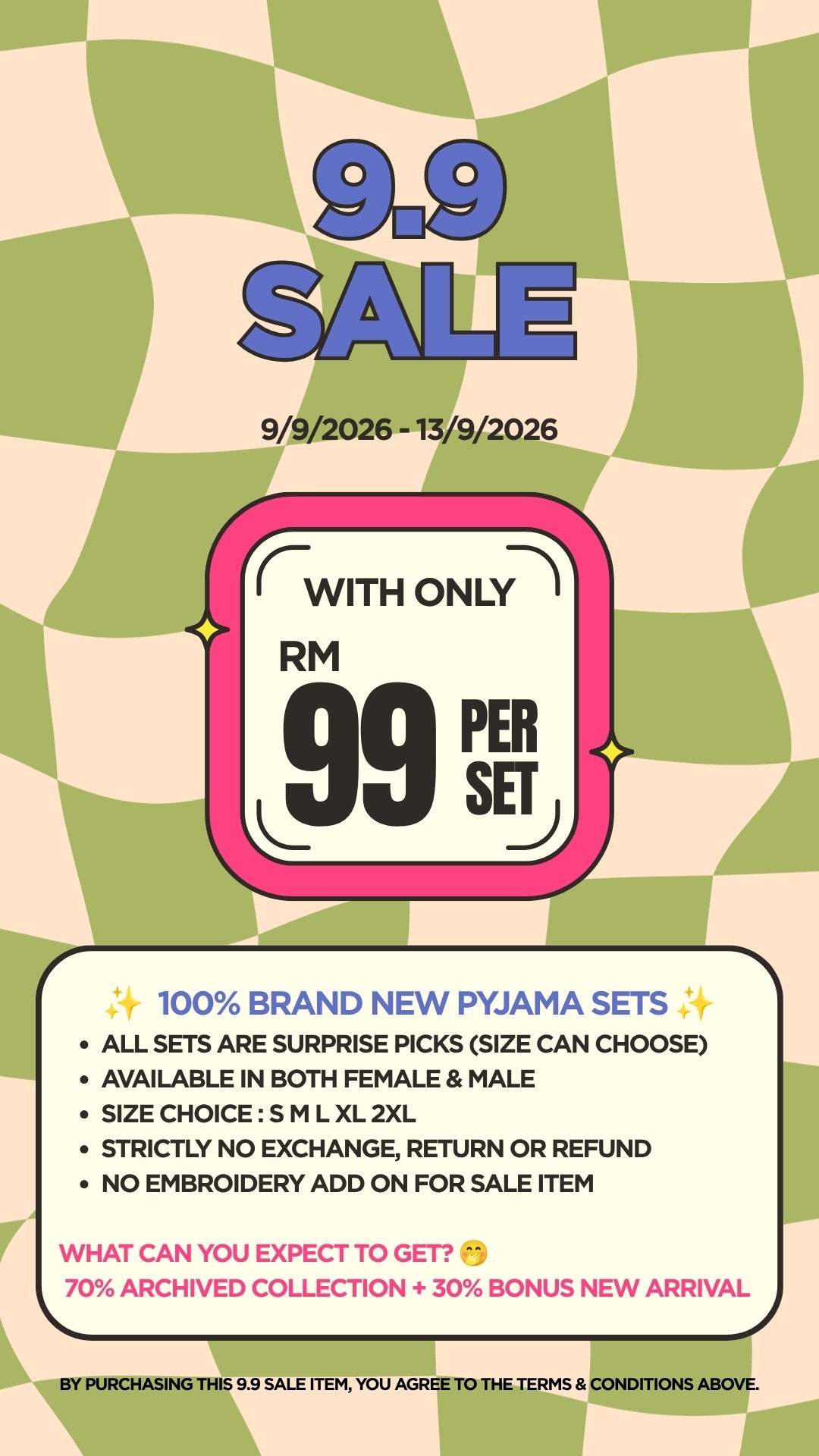9.9 SURPRISE SALE (9/9 - 13/9)