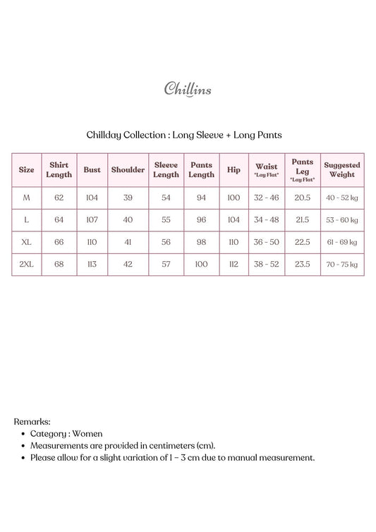 [ IMPERFECT RM89 ] Chillday Long Collection - Blue