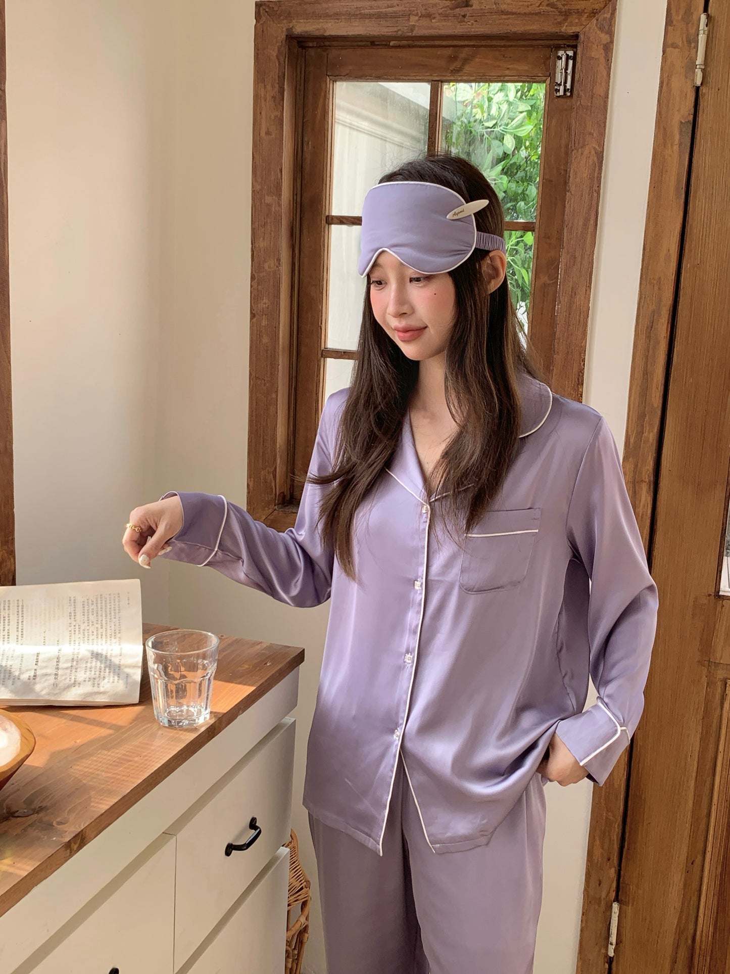Blaire 系列：長袖+長褲（薰衣草色）