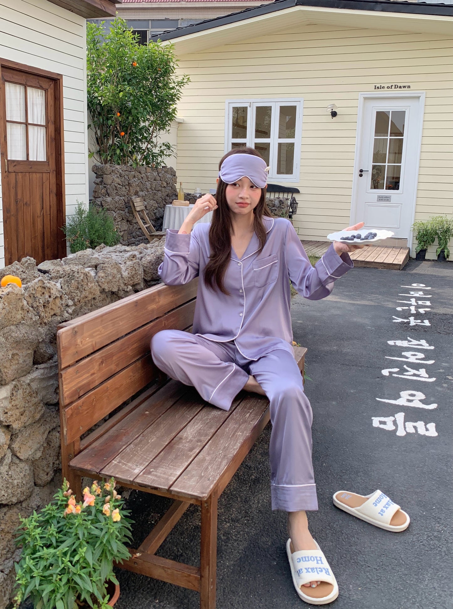 Blaire 系列：長袖+長褲（薰衣草色）
