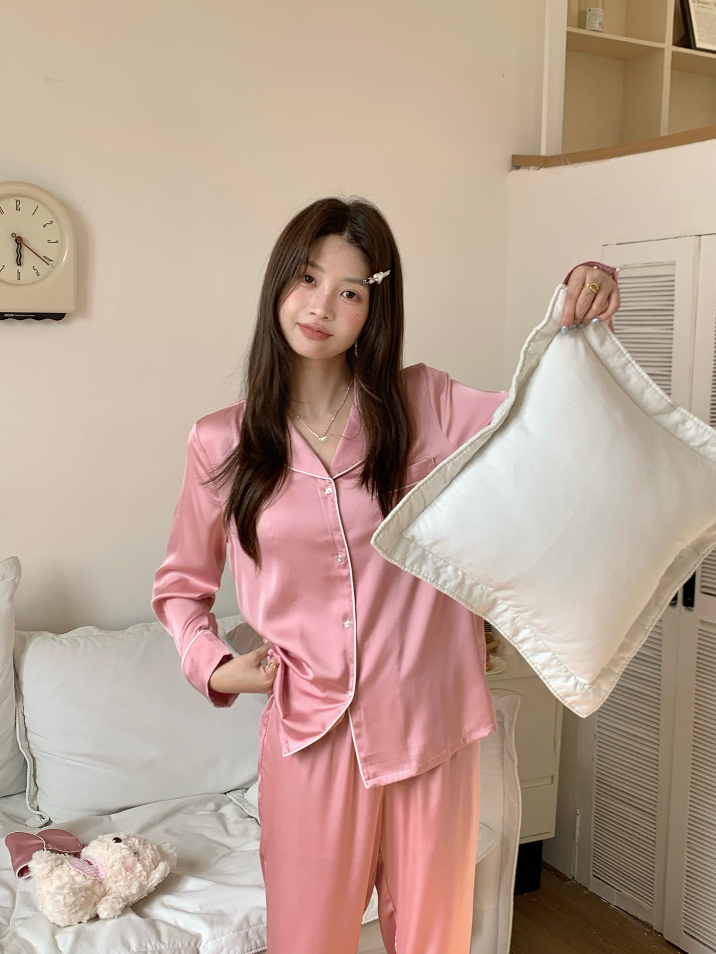 Blaire 系列：長袖+長褲（淡粉紅）