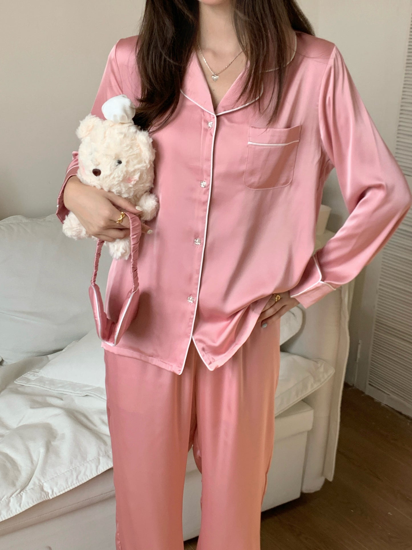 Blaire 系列：長袖+長褲（淡粉紅）