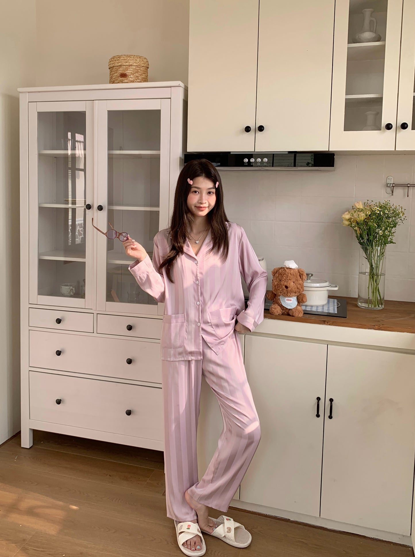 Molly Collection : Long Sleeve with Long Pants (Lupine)