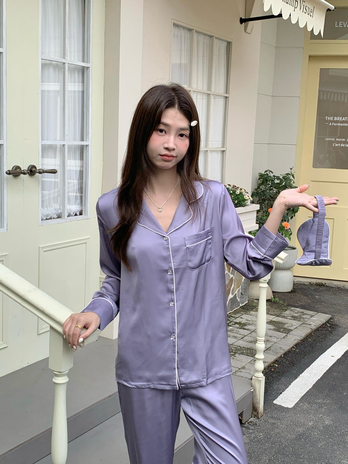 Blaire 系列：長袖+長褲（薰衣草色）