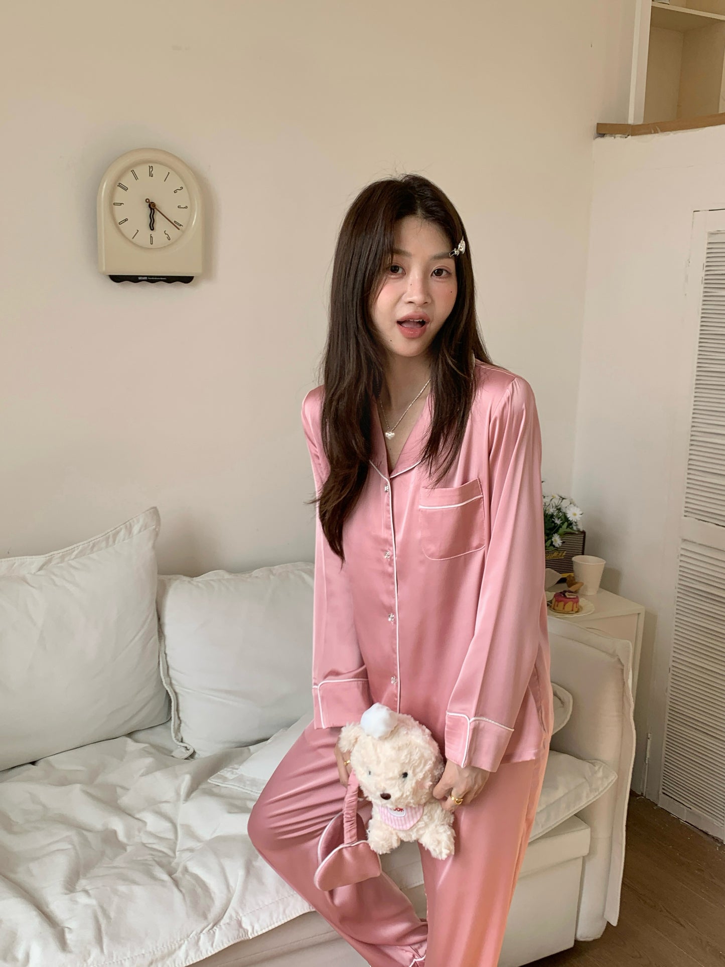 Blaire 系列：長袖+長褲（淡粉紅）