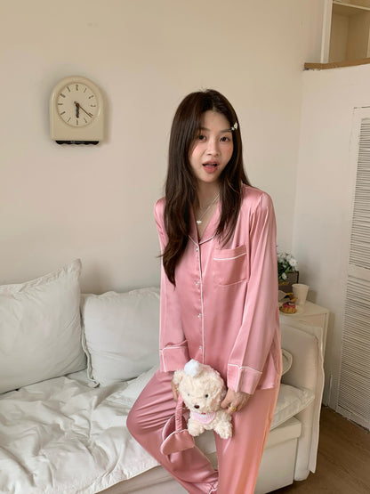 Blaire Collection : Long Sleeve with Long Pants (Baby Pink)