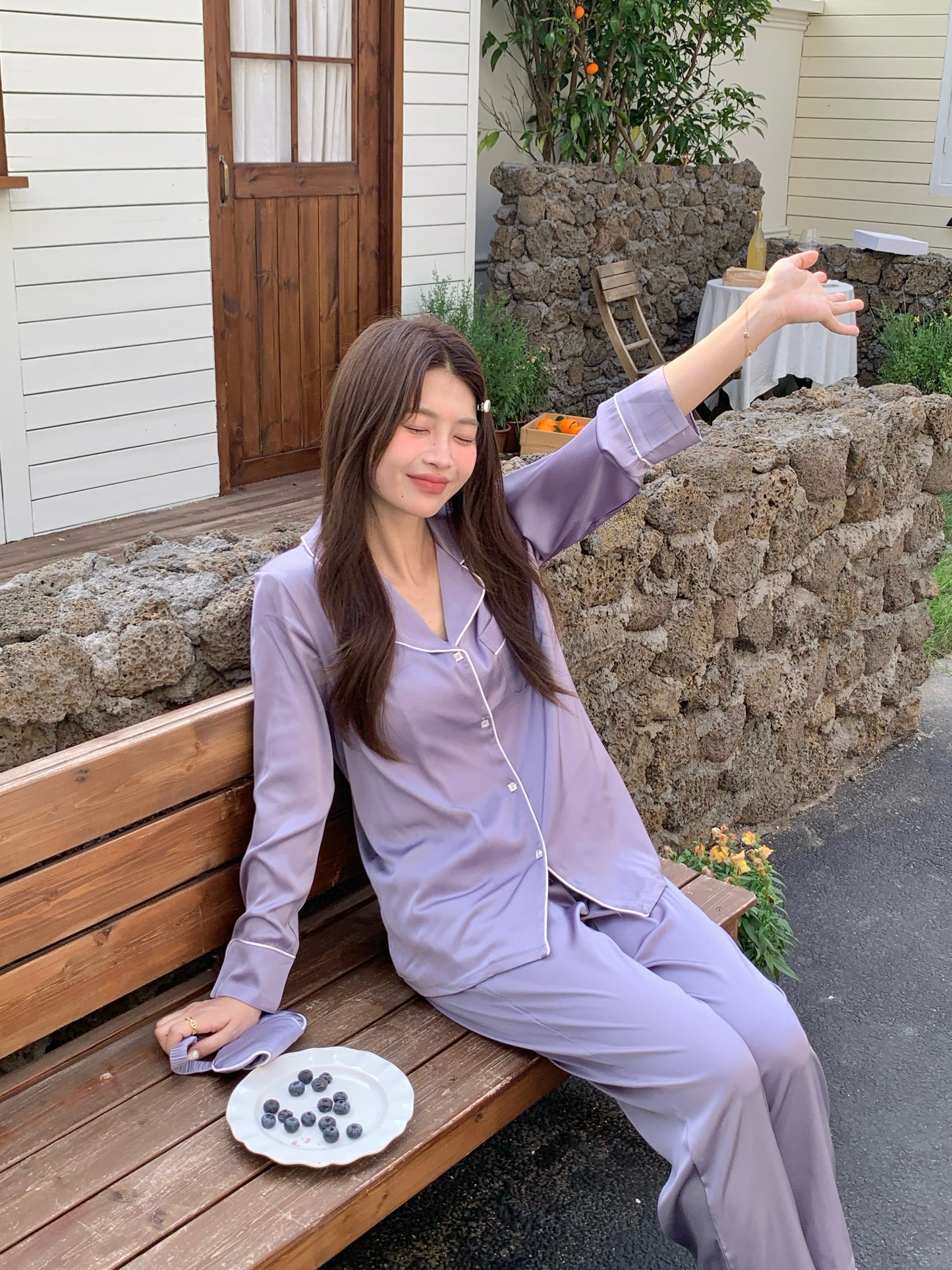 Blaire 系列：長袖+長褲（薰衣草色）