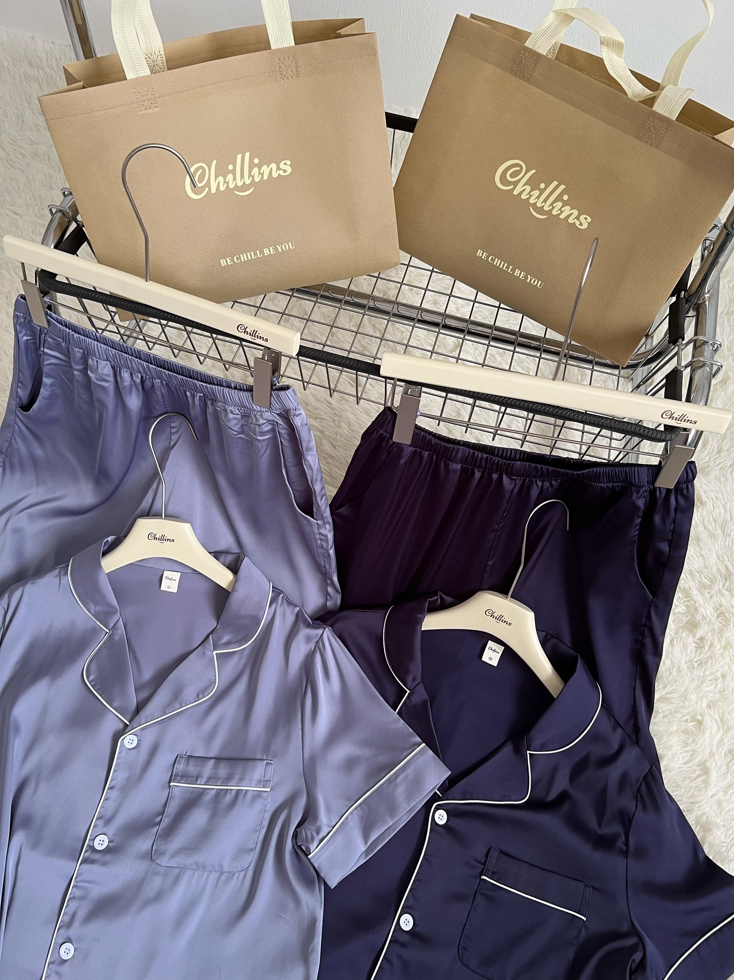 Eddie Collection : Short sleeve + short pants (Navy Blue)