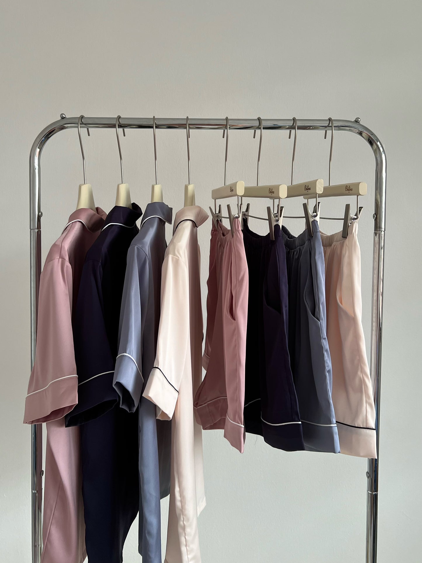 Abby Collection : Short sleeve + short pants (Cream)