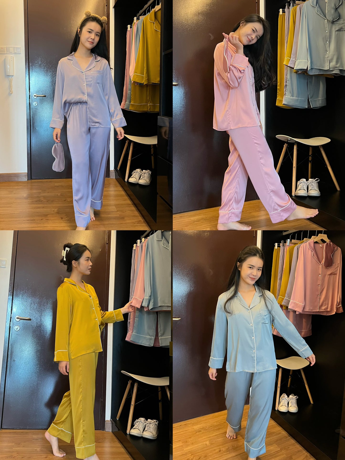 Blaire Collection : Long sleeve + long pants (Ocean Blue)