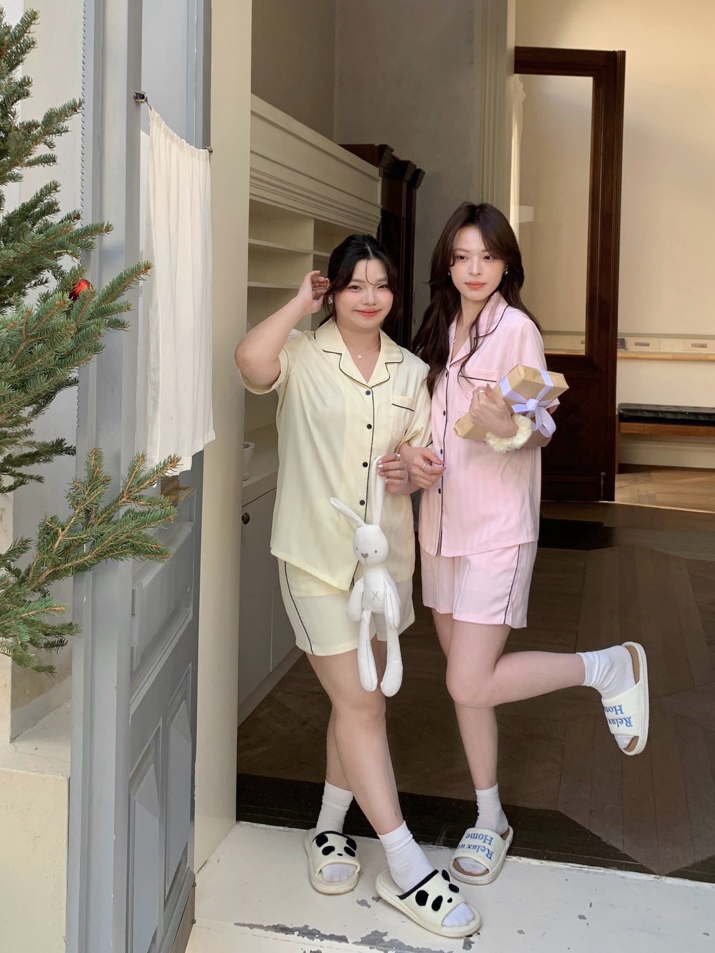 Chillday Collection : Short sleeve + short pants (Baby Yellow)