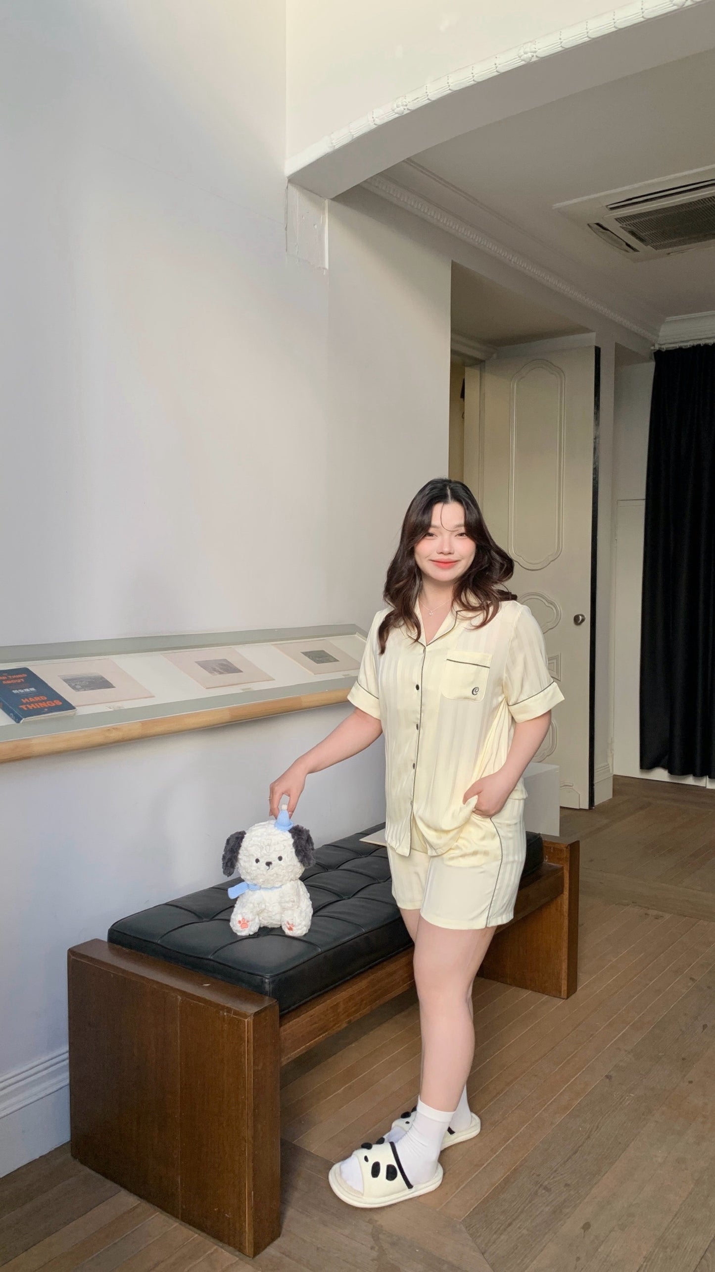 Chillday Collection : Short sleeve + short pants (Baby Yellow)