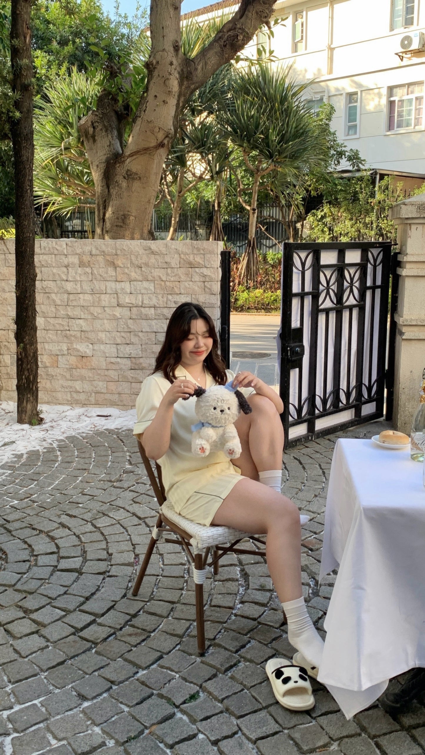 Chillday Collection : Short sleeve + short pants (Baby Yellow)