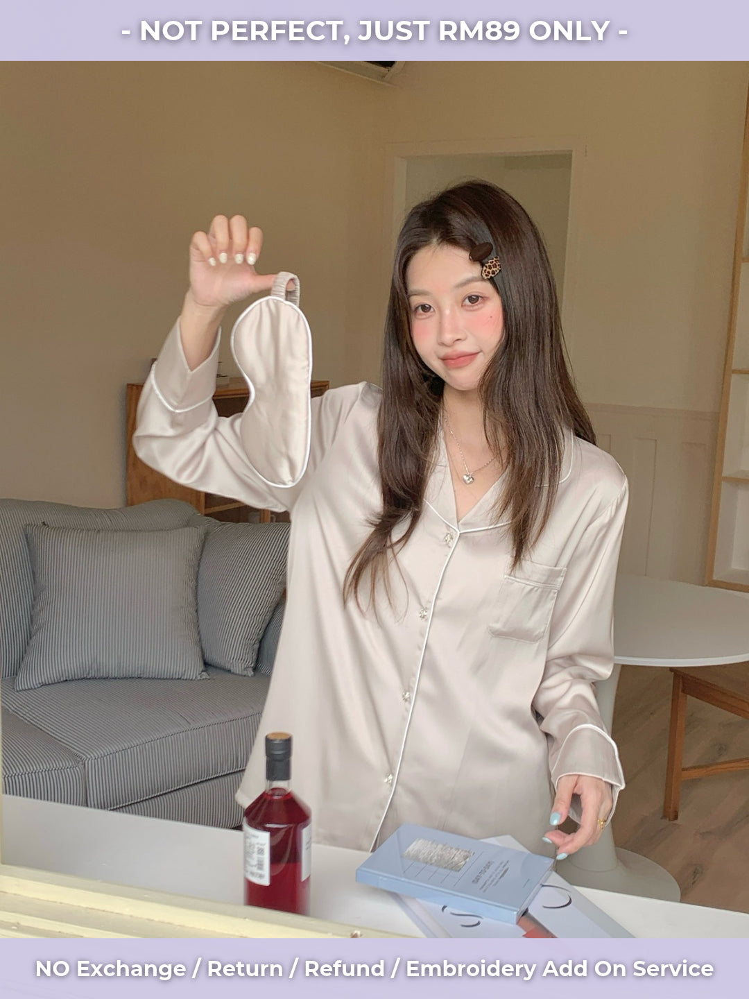 [ IMPERFECT RM89 ] Blaire Collection - Beige
