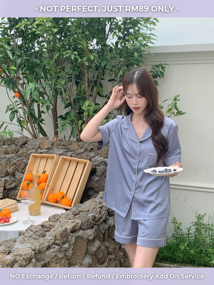 [ IMPERFECT RM89 ] Abby Collection - Grey Blue