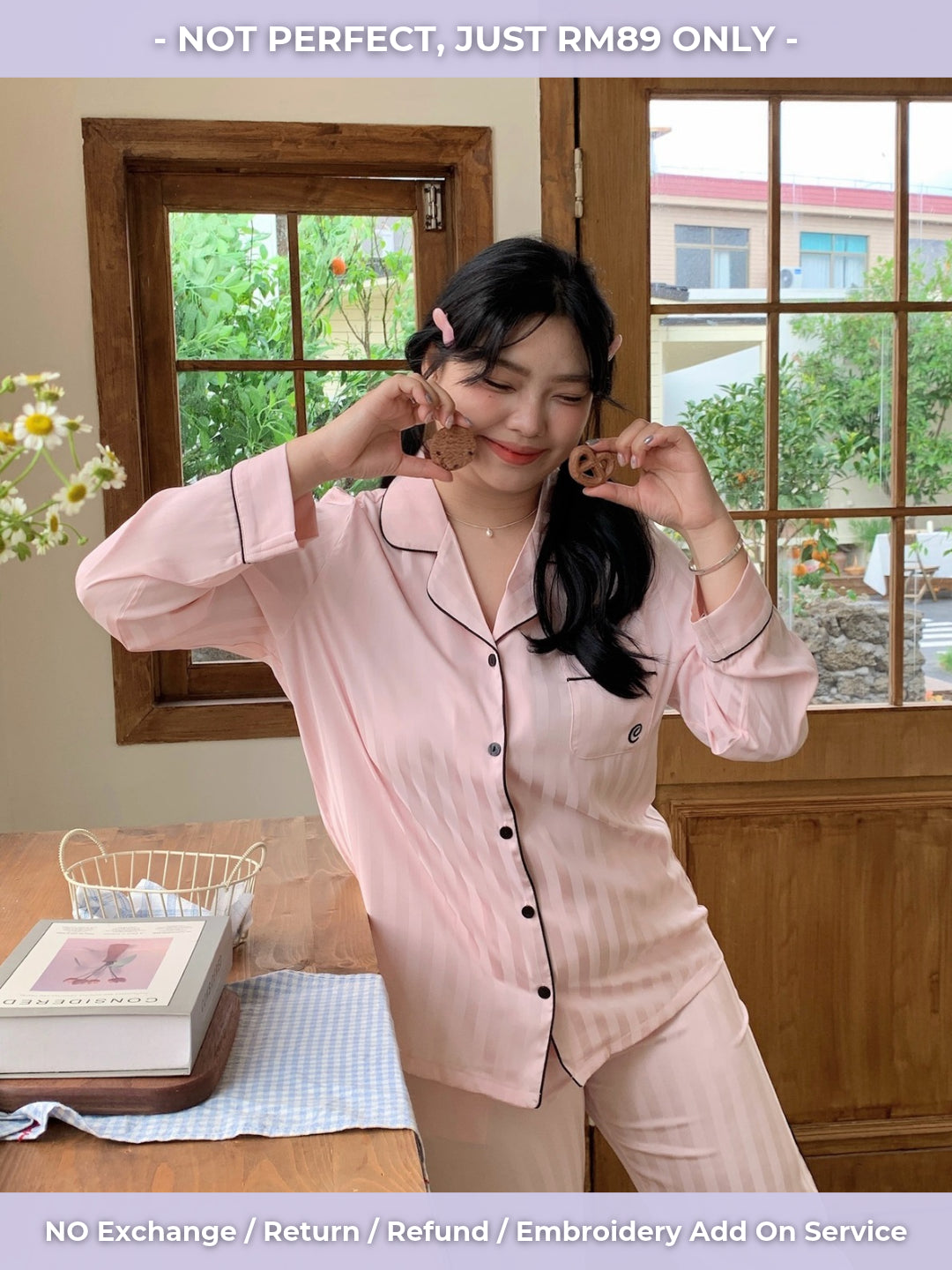 [ IMPERFECT RM89 ] Chillday Long Collection - Pink