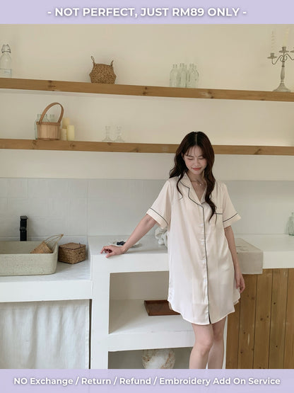 [ IMPERFECT RM89 ] Hailey Dress Collection - Cream