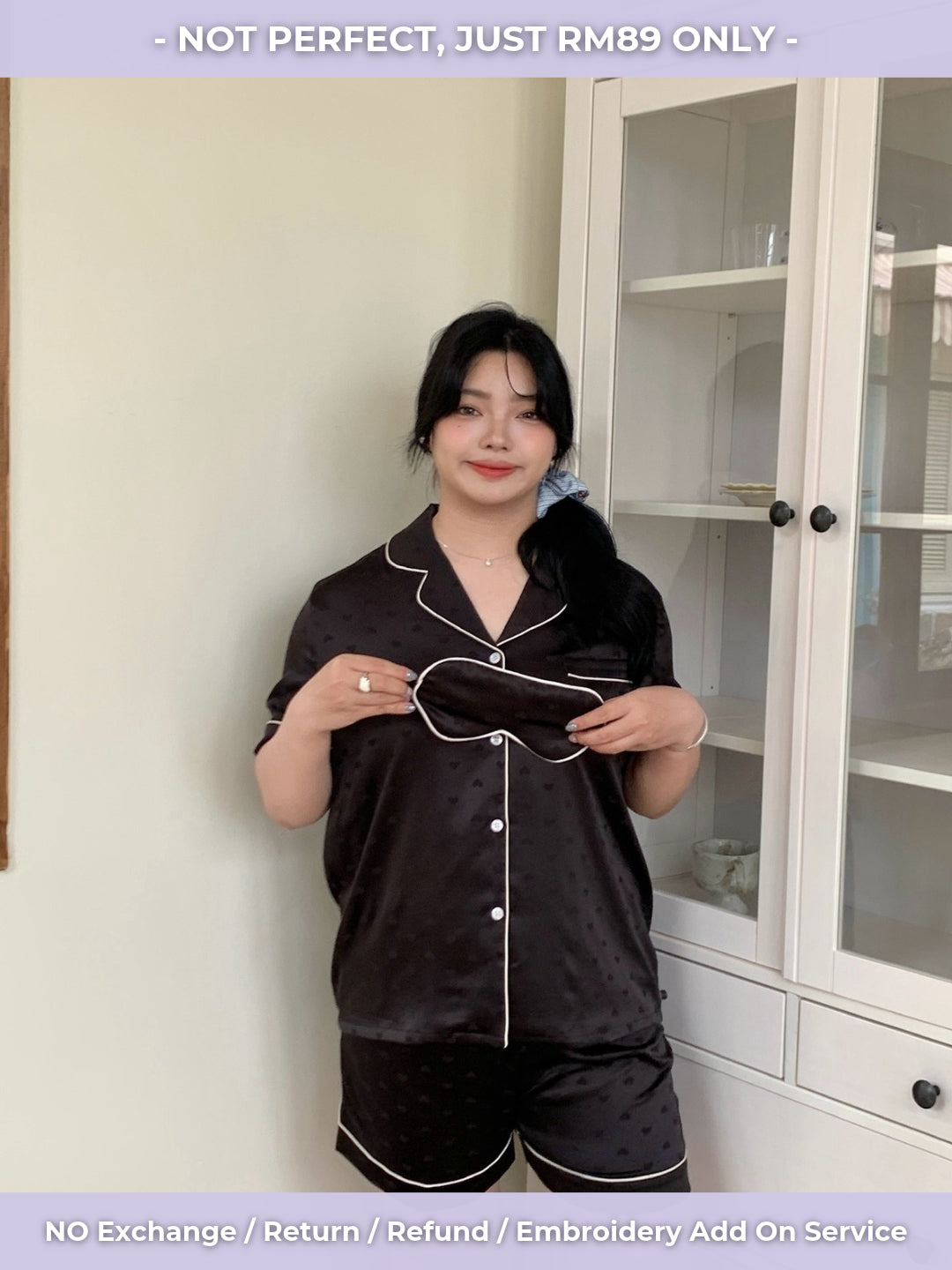 [ IMPERFECT RM89 ] Lovie Collection - Black