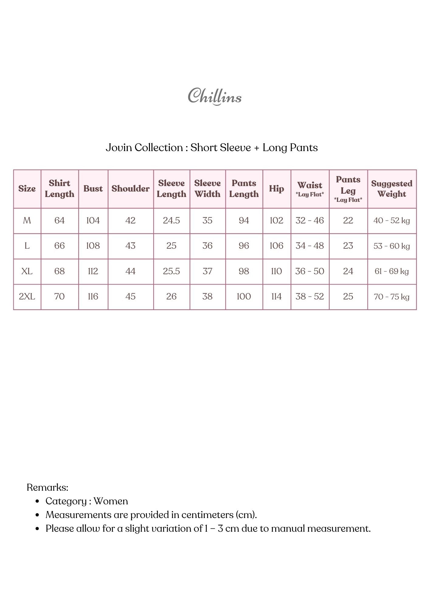 Jovin Collection : Short sleeve + long pants (Silver Grey)