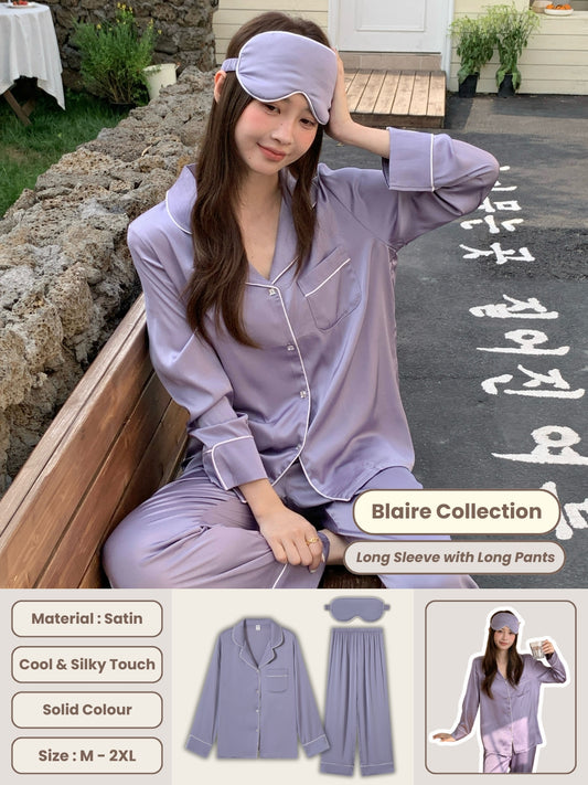 Blaire Collection : Long Sleeve with Long Pants (Lavender)