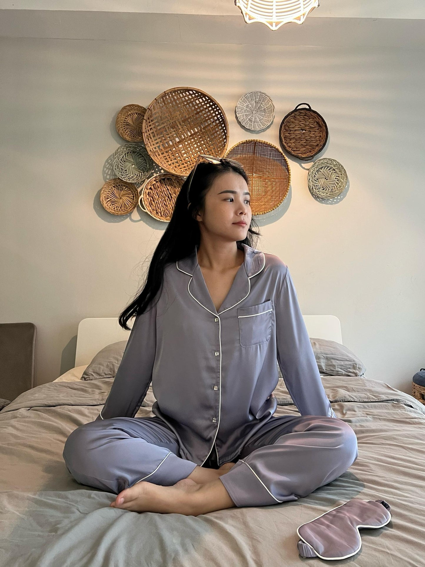 Blaire Collection : Long sleeve + long pants (Lavender)