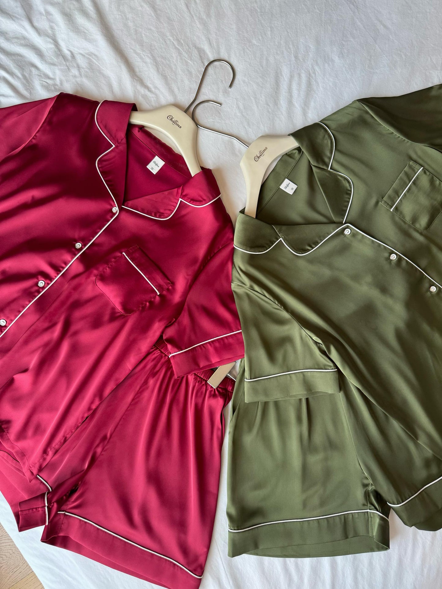 Abby Collection : Short sleeve + short pants (Maroon *LIMITED*)