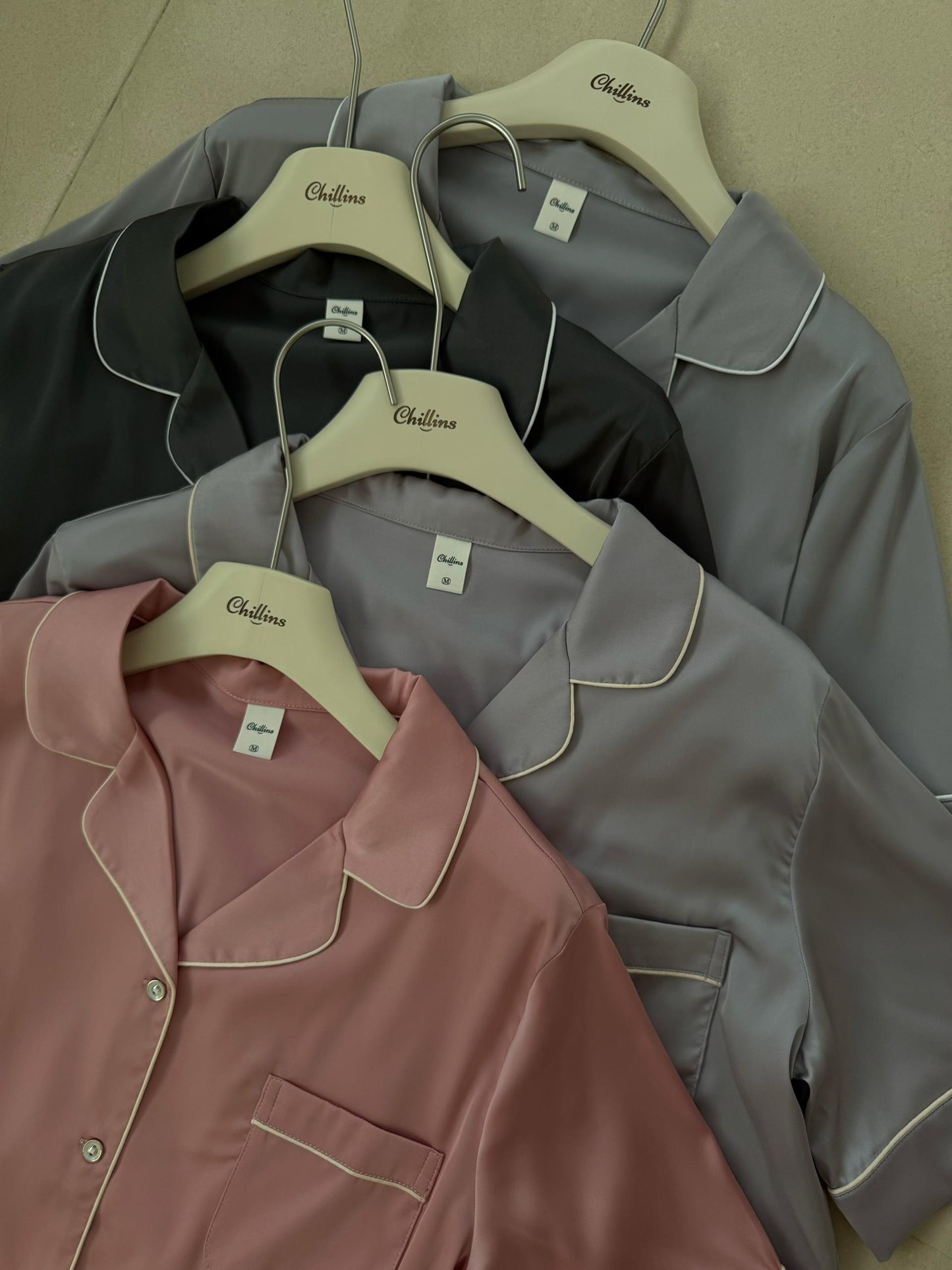 Jovin Collection : Short sleeve + long pants (Soft Pink) *NEW COLOUR*