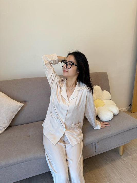 Molly Collection : Long sleeve + long pants (Almond)